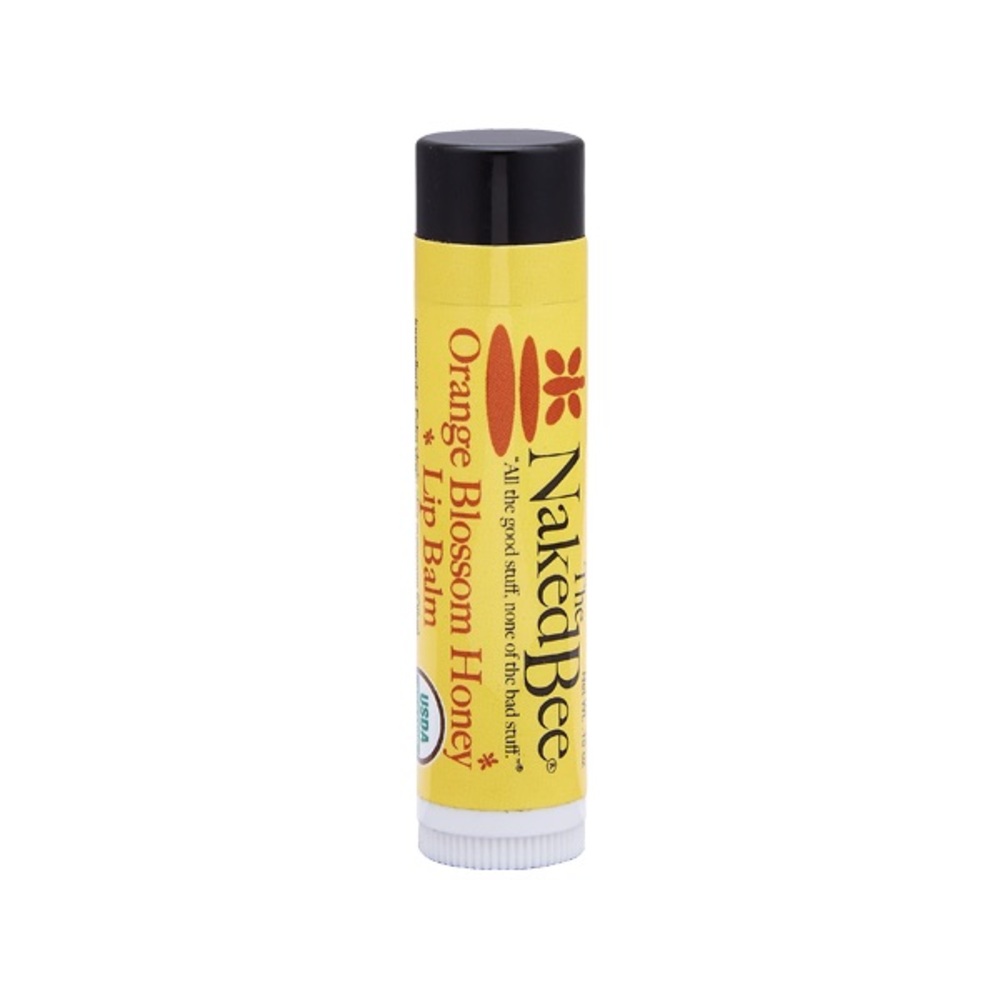 New The Naked Bee Organic Lip Balm Orange Blossom Honey
